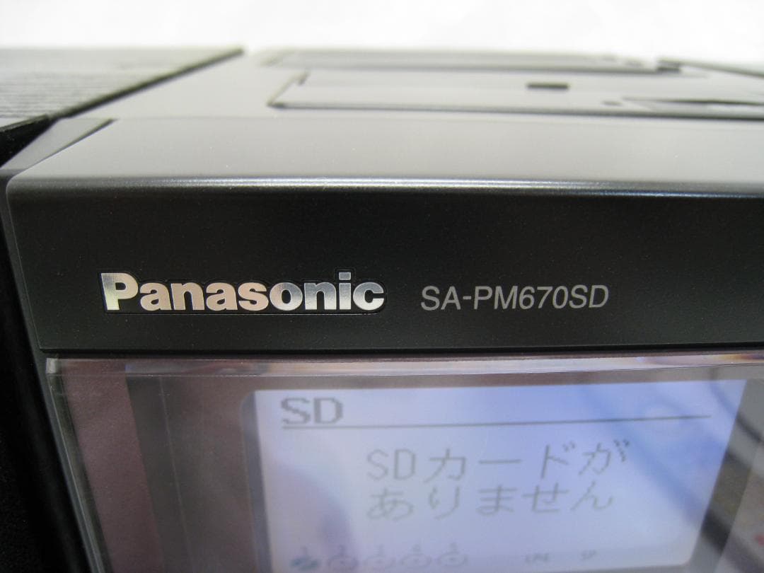 Panasonic SA-PM670 ミニコンポ 5枚CDチェンジャ―