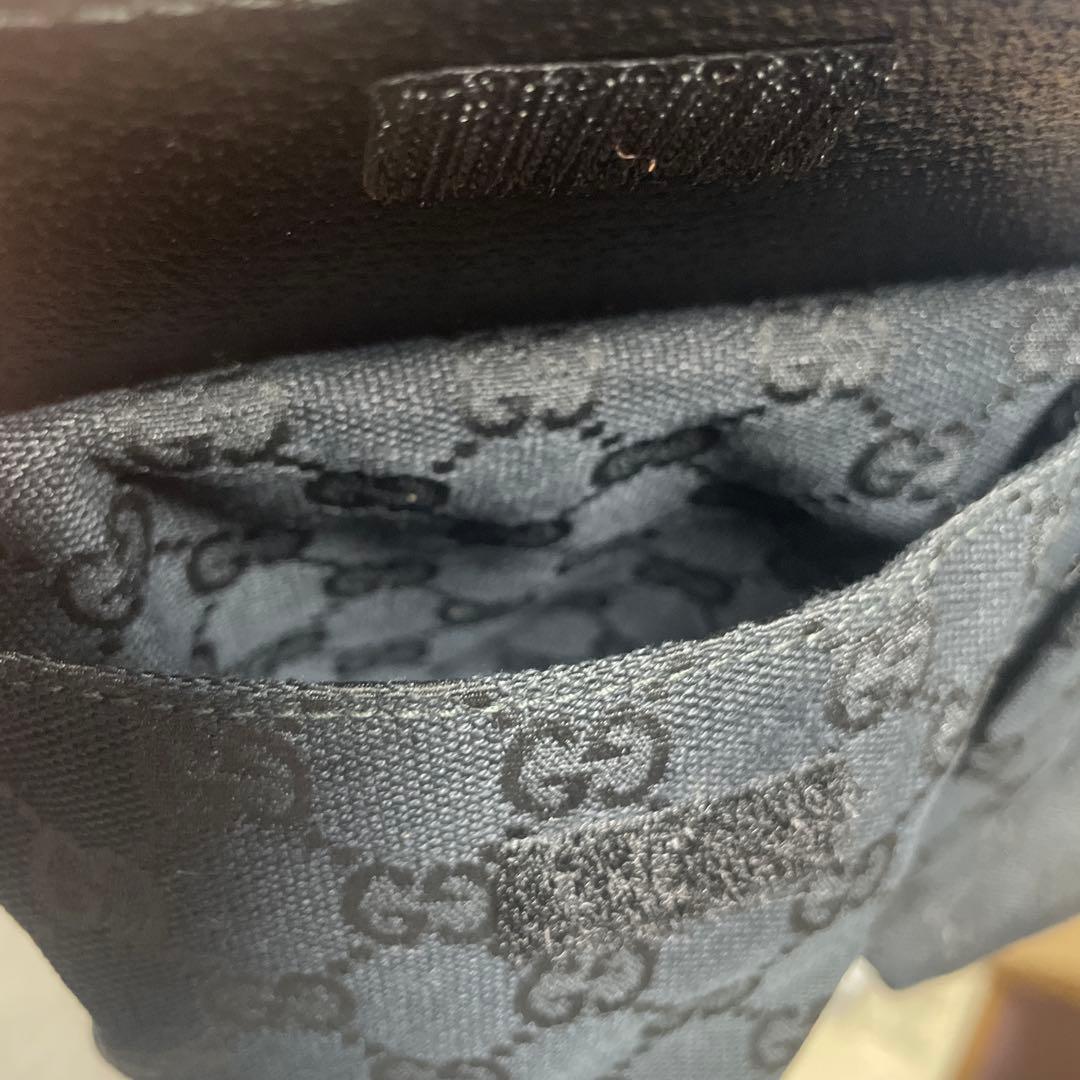 Gucci グッチ ボディーバッグ 斜め掛け ブラック 黒 　GG