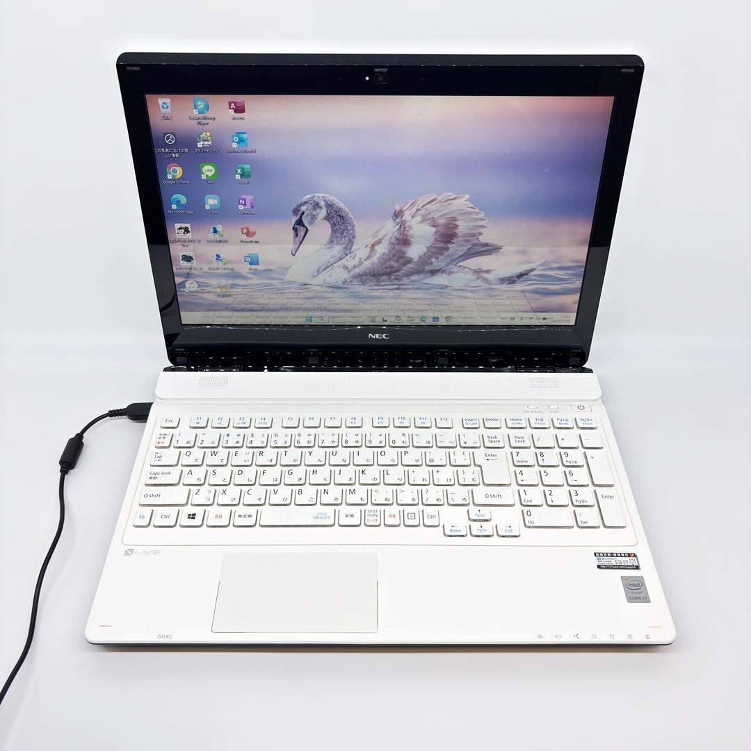 NECノートパソコン Win11 Corei7 新品SSD office A10