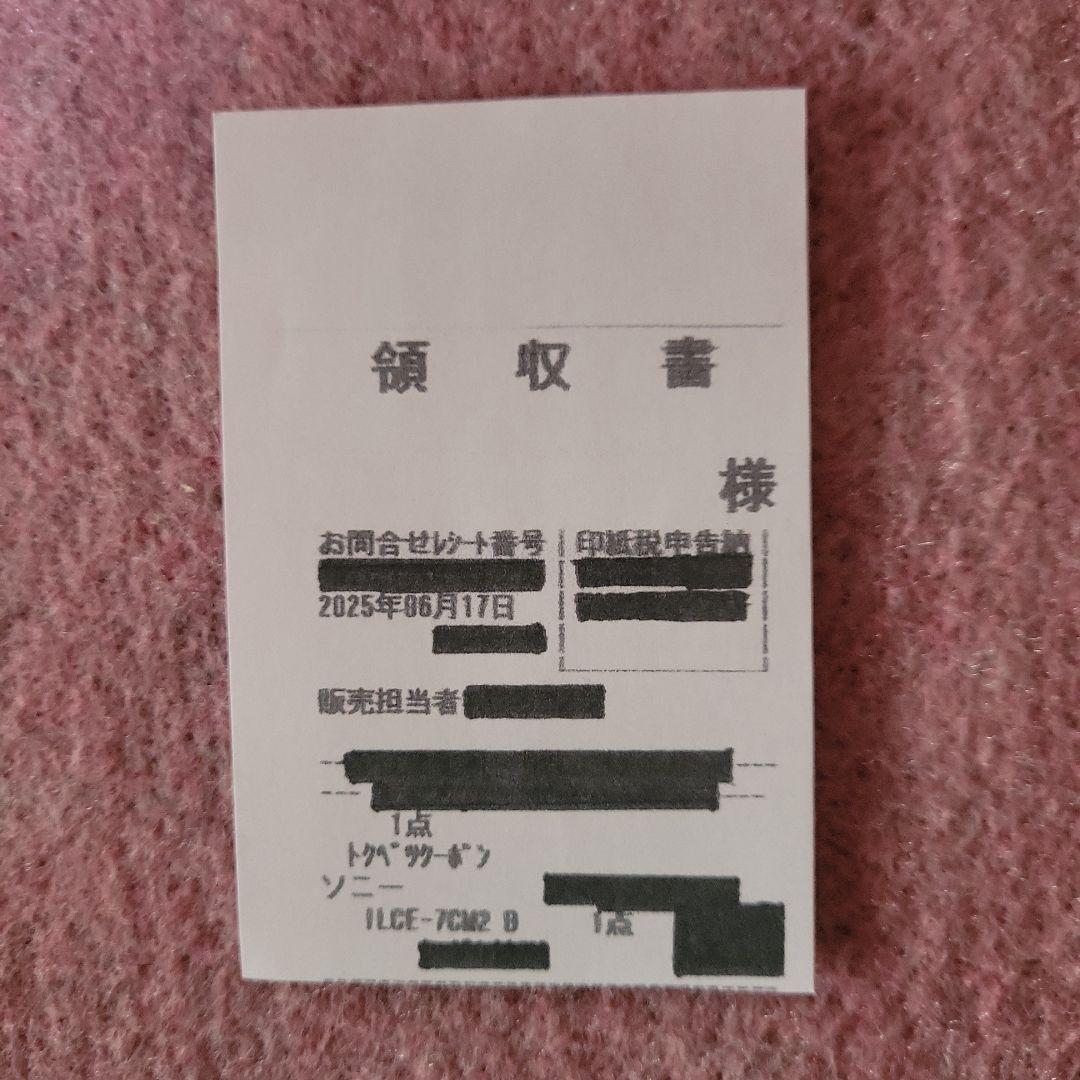 【美品】Sony α7C II カメラ　別購入ストラップ付き　液晶フィルム貼付
