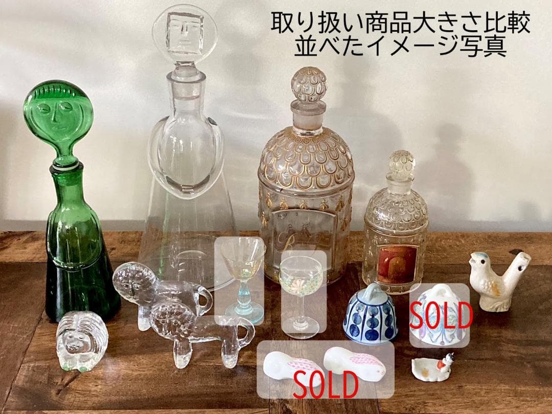 an01　Erik Hoglund エリックホグラン 人型デカンタ　透明　ボダ