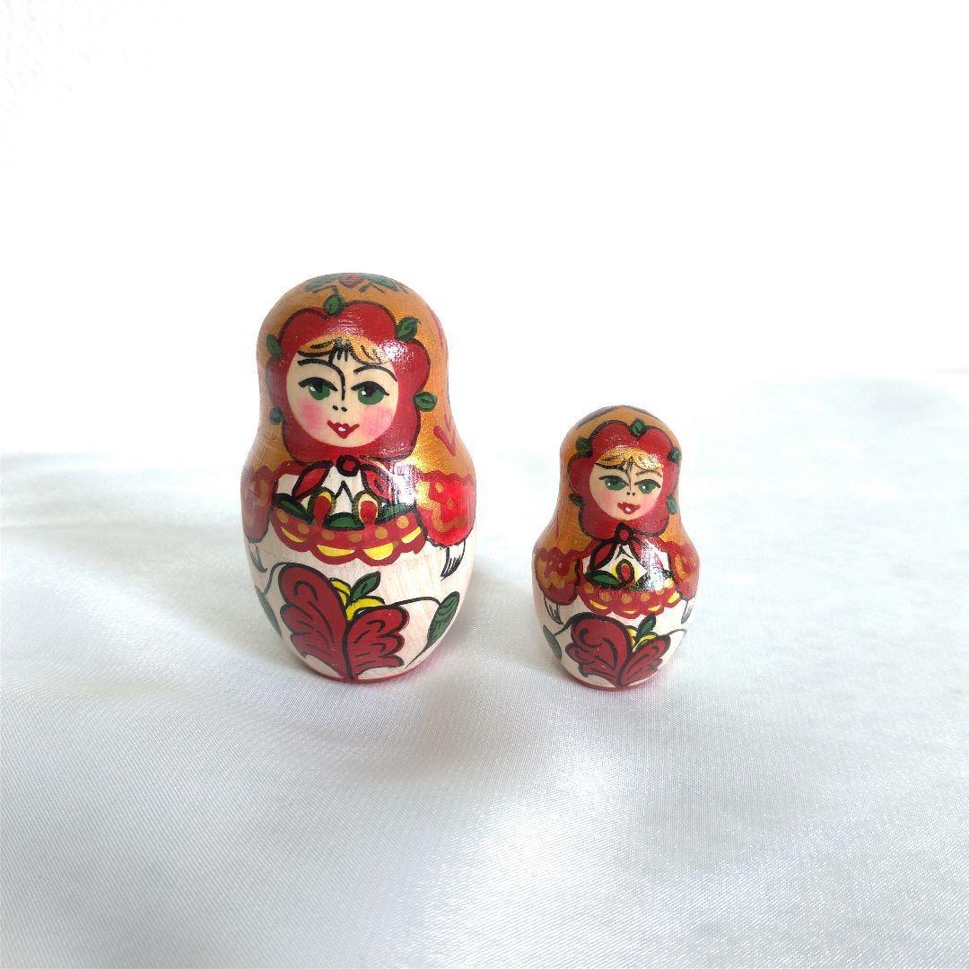 【美品】マトリョーシカ 5ピース ロシア