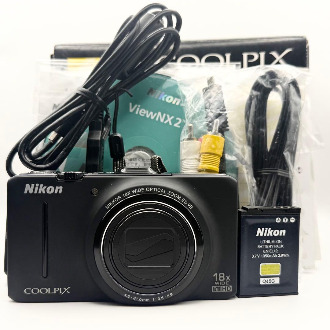【箱付き/動作品】Nikon COOLPIX S9300 コンデジ デジカメ