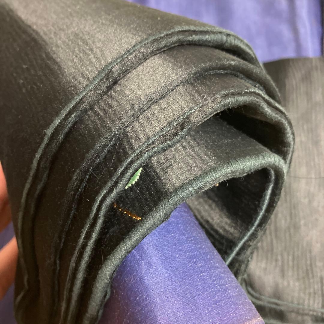 ♡愛らしい手刺繍のアンティーク名古屋帯♡黒地に鳩、つつじの花　大正ロマンレトロ