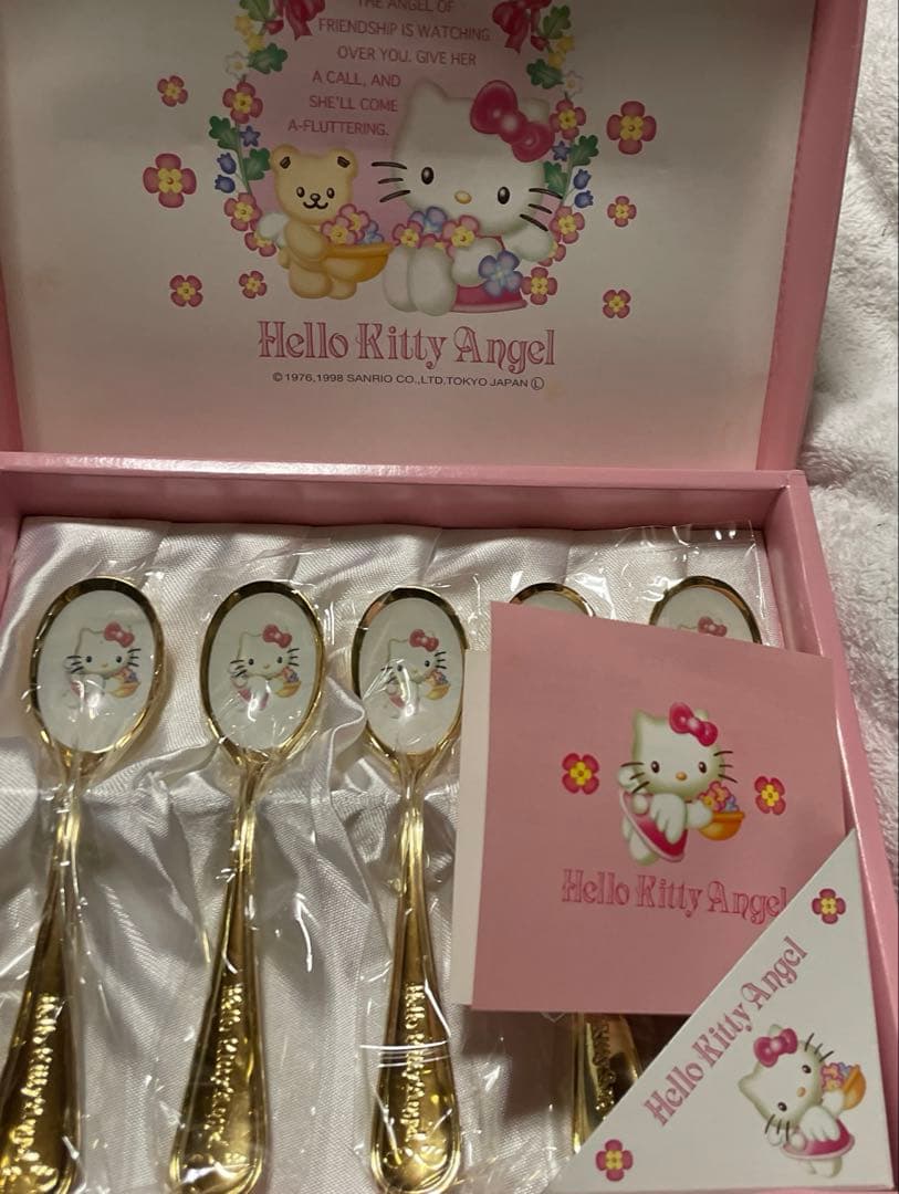 ハローキティエンジェル☆スプーン5本セット☆激レア☆1998年製￼