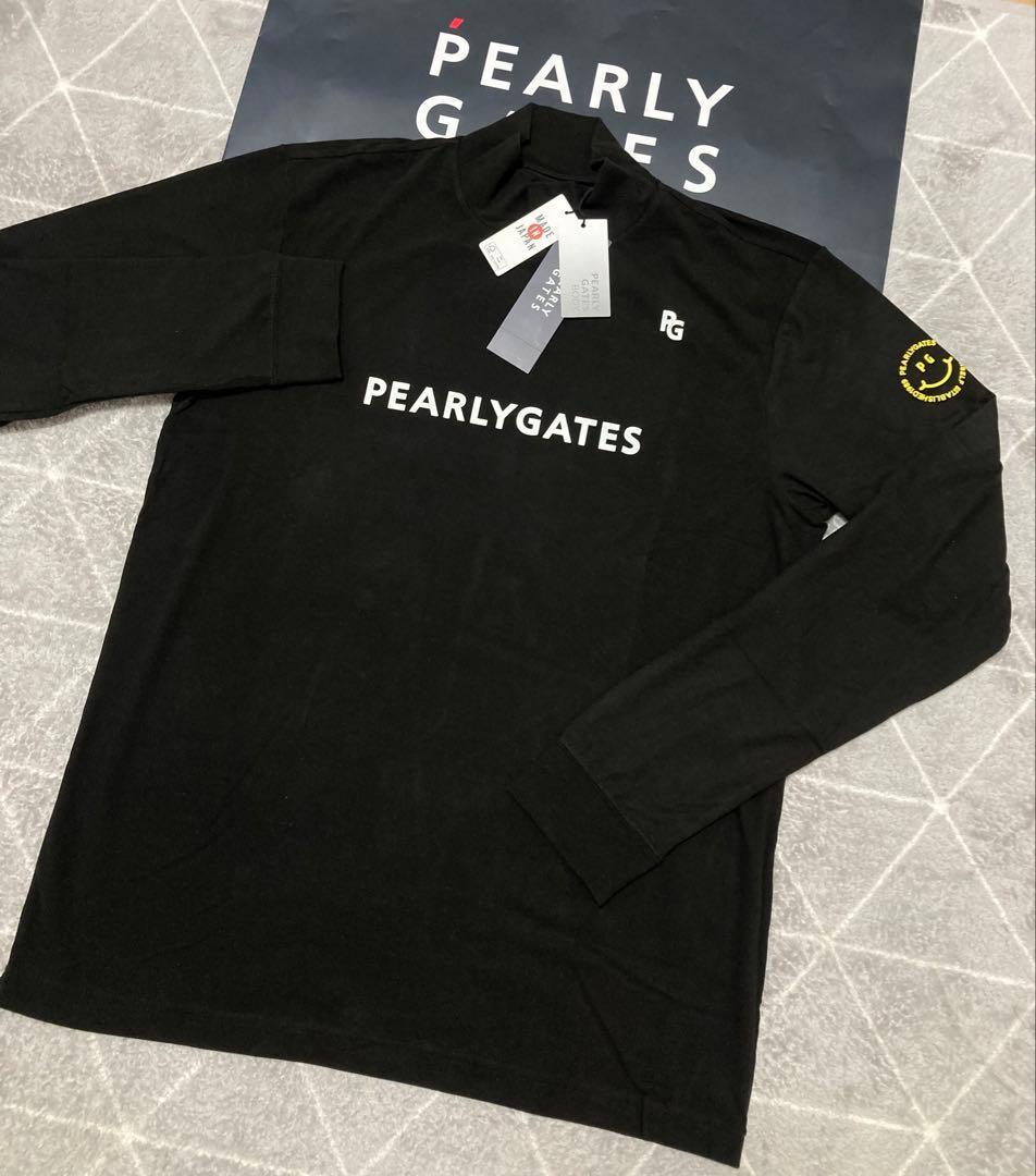 新品 パーリーゲイツ ラグウォームプレミア ハイネックカットソー(7)3L/濃紺