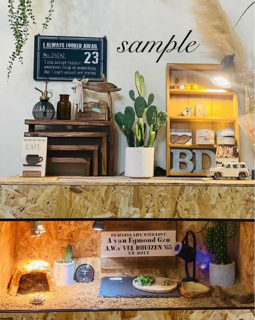 爬虫類ケージ　木製ケージ　フトアゴ　ハリネズミ プロフ必読　フルオプ送料込み