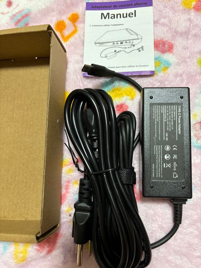 電源ユニット 45W USB Type C Charger Adapter Compatibl