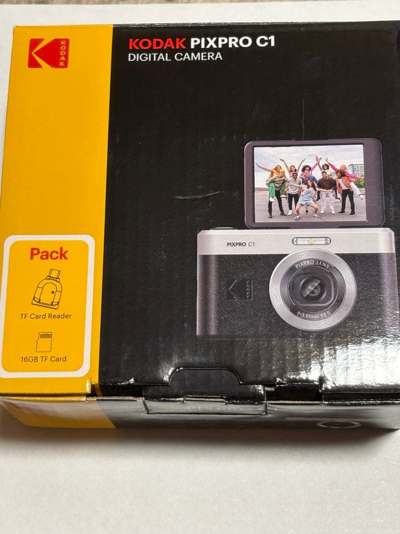 KODAK PIXPRO C1 ブラック microSD、カードリーダー付き