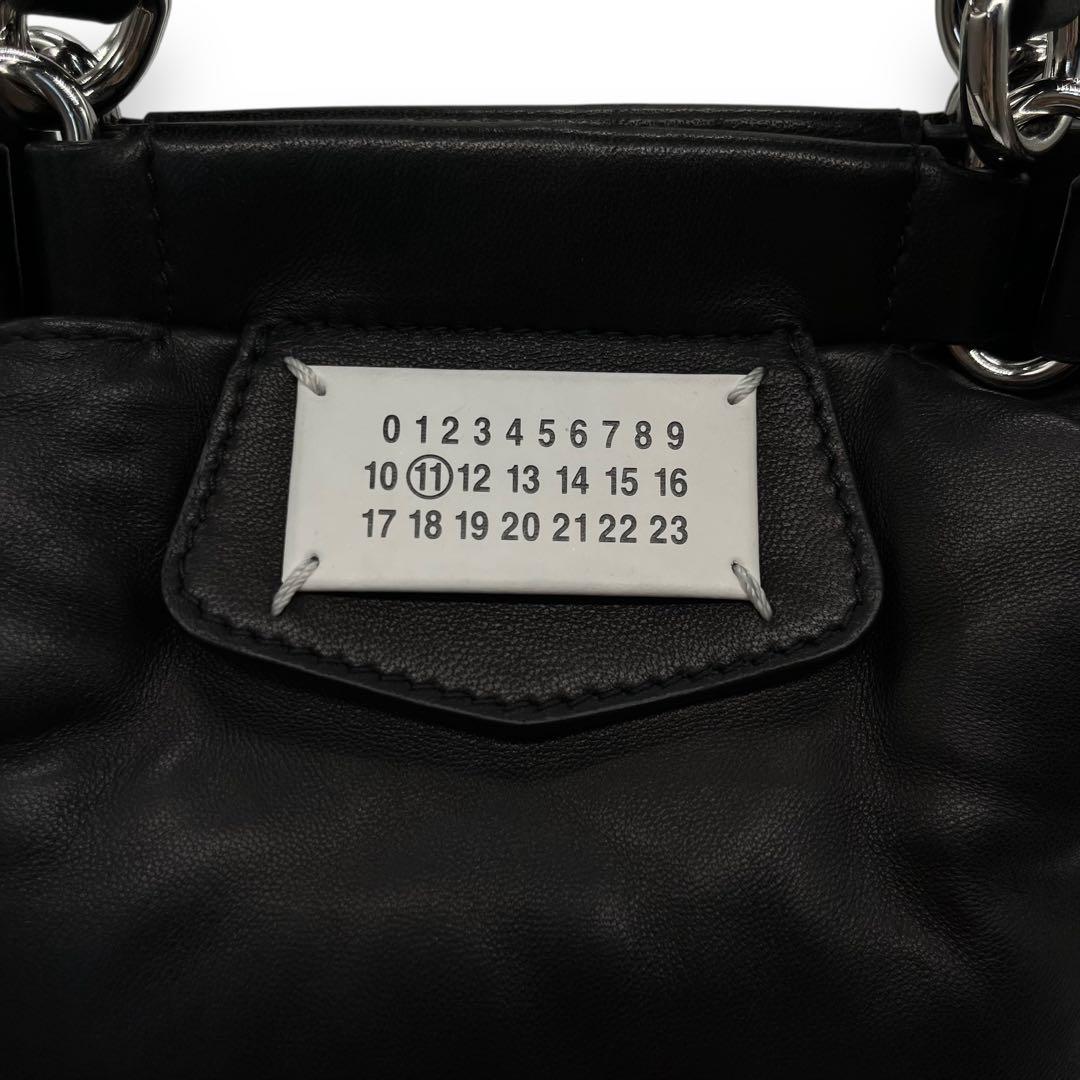 極美品■メゾンマルジェラ グラムスラム ショッピングバッグ 2way ブラック