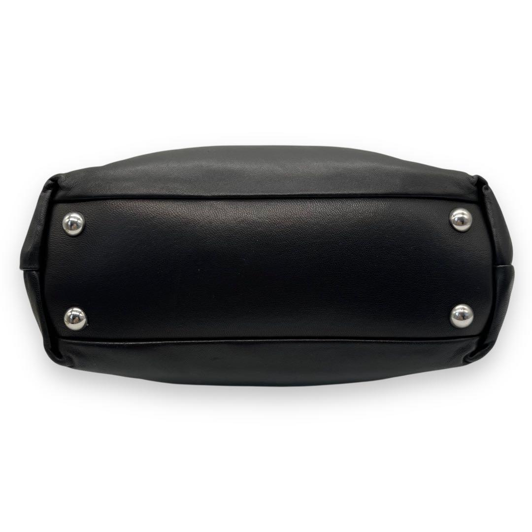 極美品■メゾンマルジェラ グラムスラム ショッピングバッグ 2way ブラック