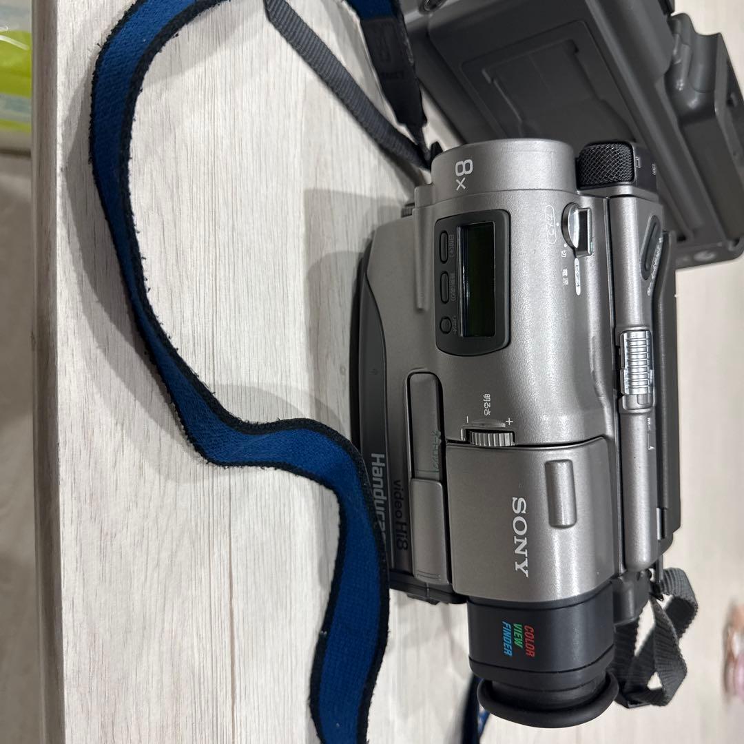 【動作確認済】高画質 Hi8 8ミリ ビデオカメラ SONY ステーションセット