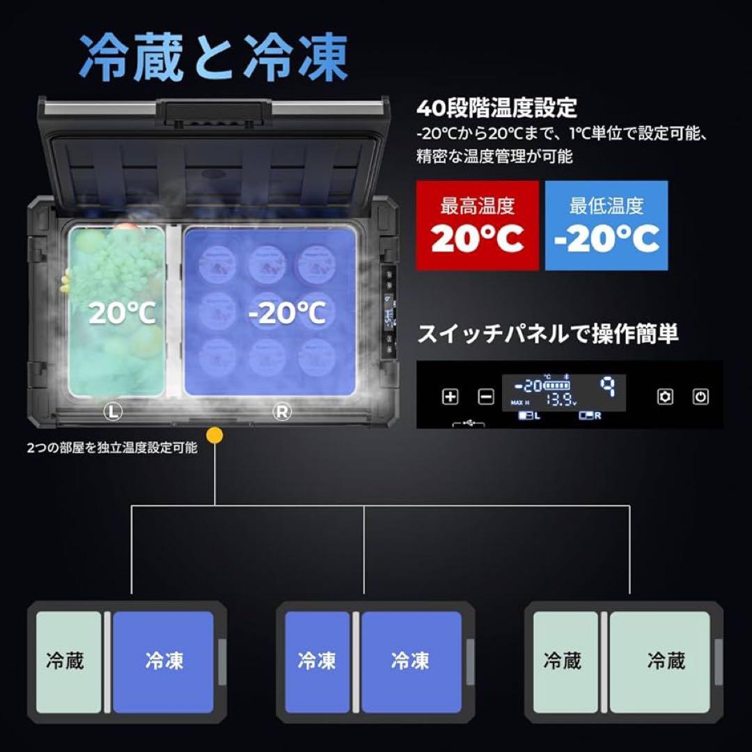 ポータブル冷蔵庫39L 【冷蔵庫・冷凍庫】