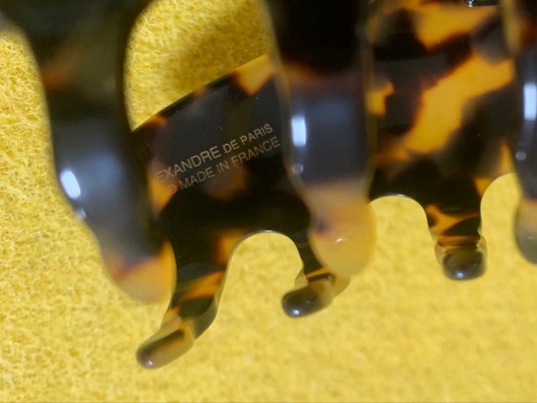 ALEXANDRE DE PARIS アレクサンドル ドゥパリ　鼈甲ヘアクリップ