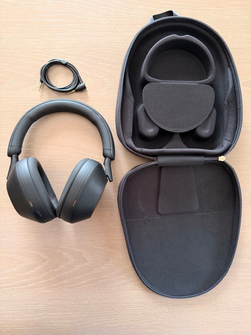 ソニー SONY WH-1000XM5ワイヤレスヘッドホン ブラック専用ケース付