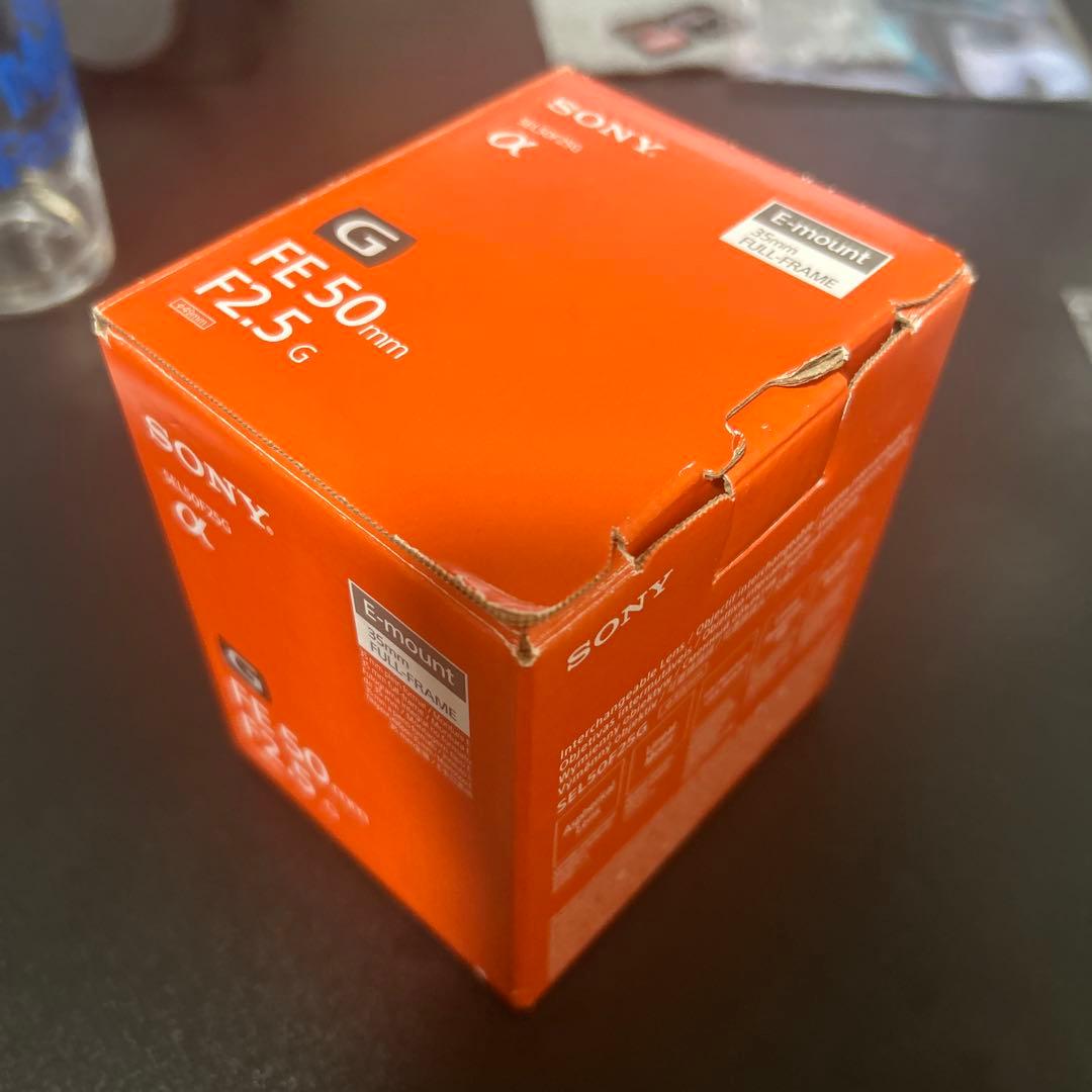 SONY Eマウント　Gレンズ　FE50mm F2.5G