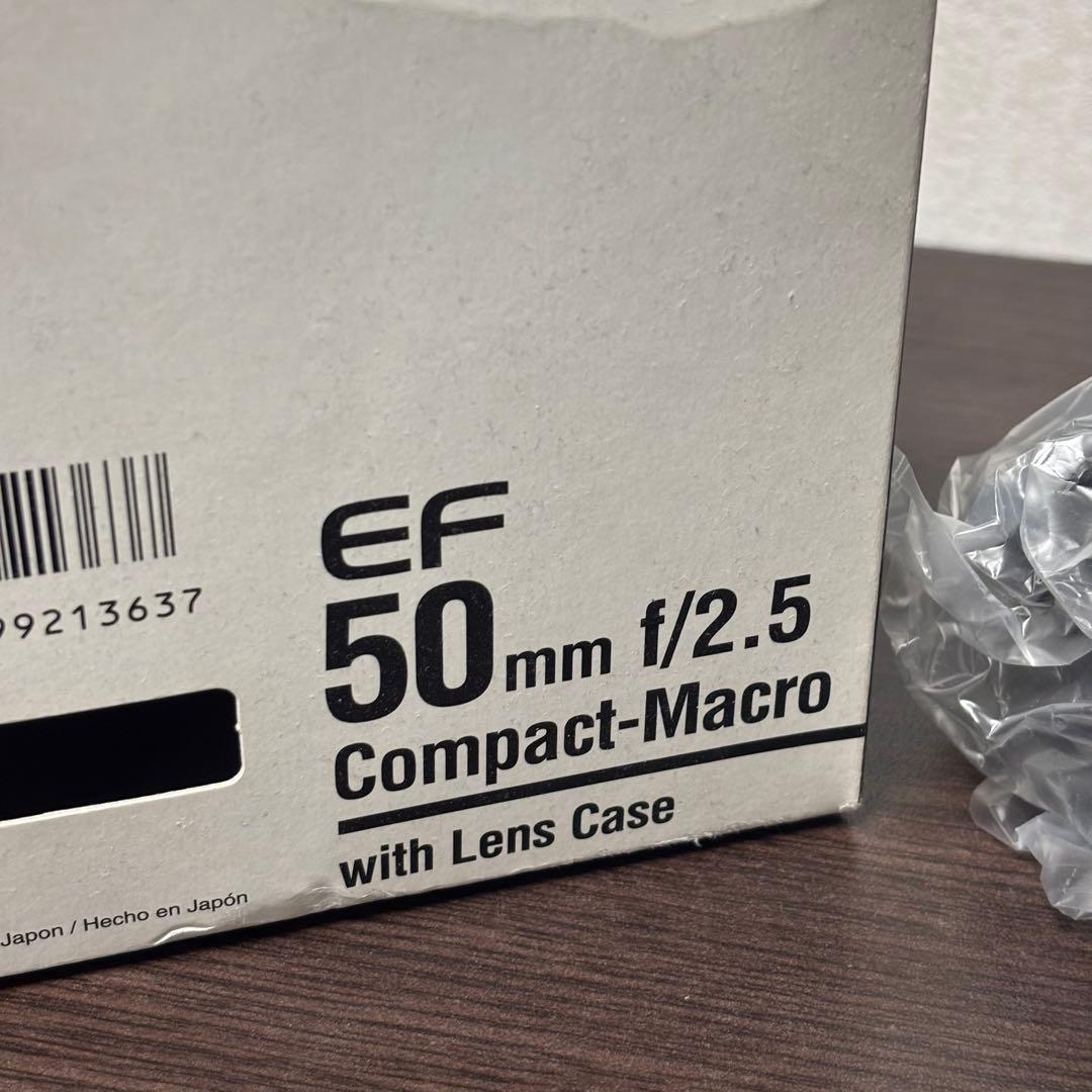 レンズ(単焦点) Canon EF 50mm f/2.5 Compact-Macro