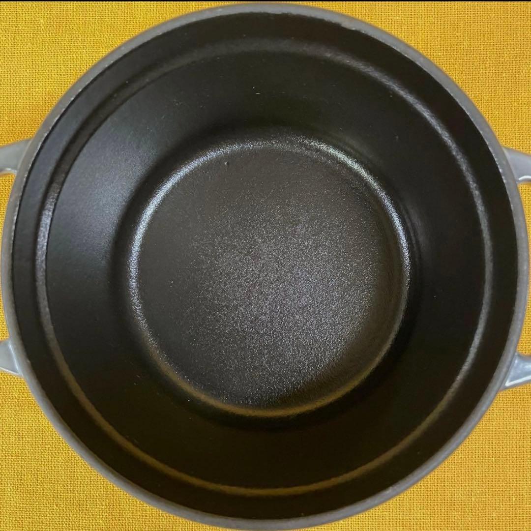 早い者勝ち‼️ 超美品 ストウブ ココット14cm 0.8ℓ グレー 鉄鍋