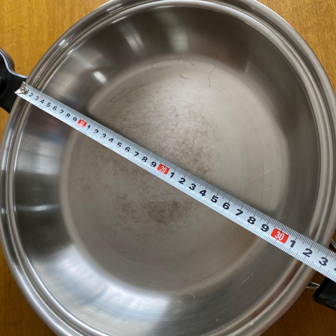 サラダマスター大　フライパンL 無水調理パエリア鍋直径約33㌢ハンドル2個未使用