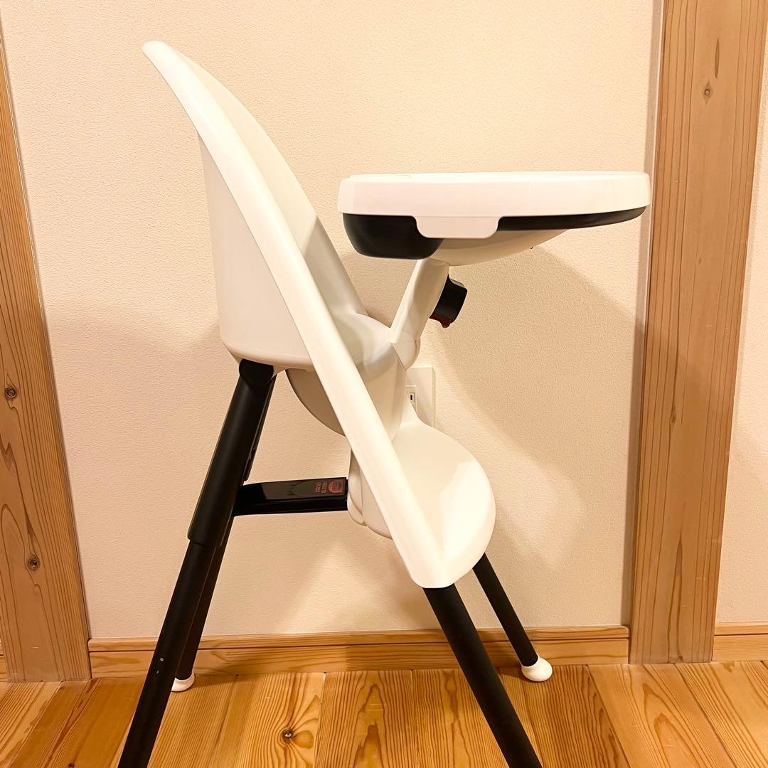 【廃盤品】BABYBJÖRN ハイチェア ホワイト ベビーチェア 折りたたみ
