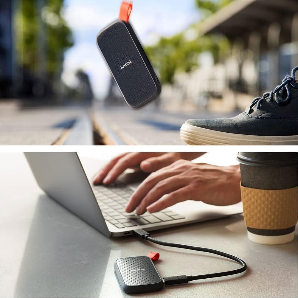 【新品】SDSSDE30-1T00-J25 ポータブルSSD 1TB 迅速配送