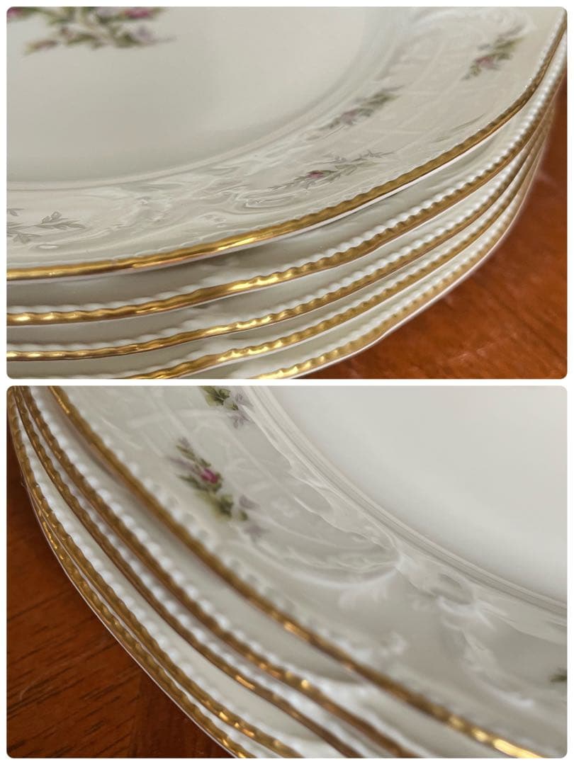 【美品】ドイツ製　ローゼンタール ★モスローズ★デザート皿　5枚