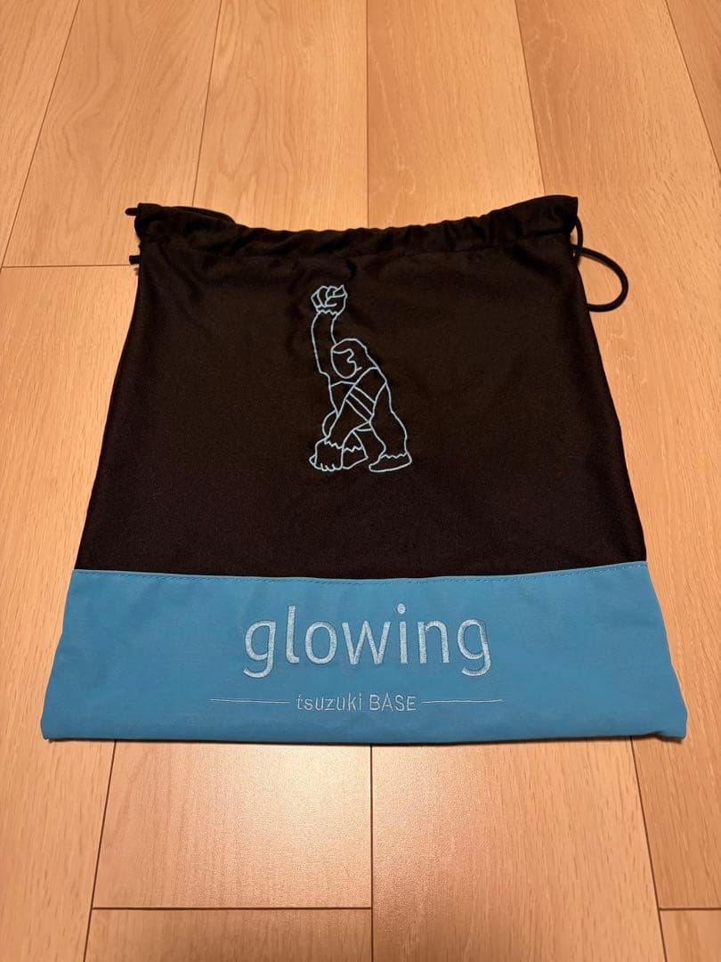 glowing 硬式用内野手グラブ　グリーン×ホワイト