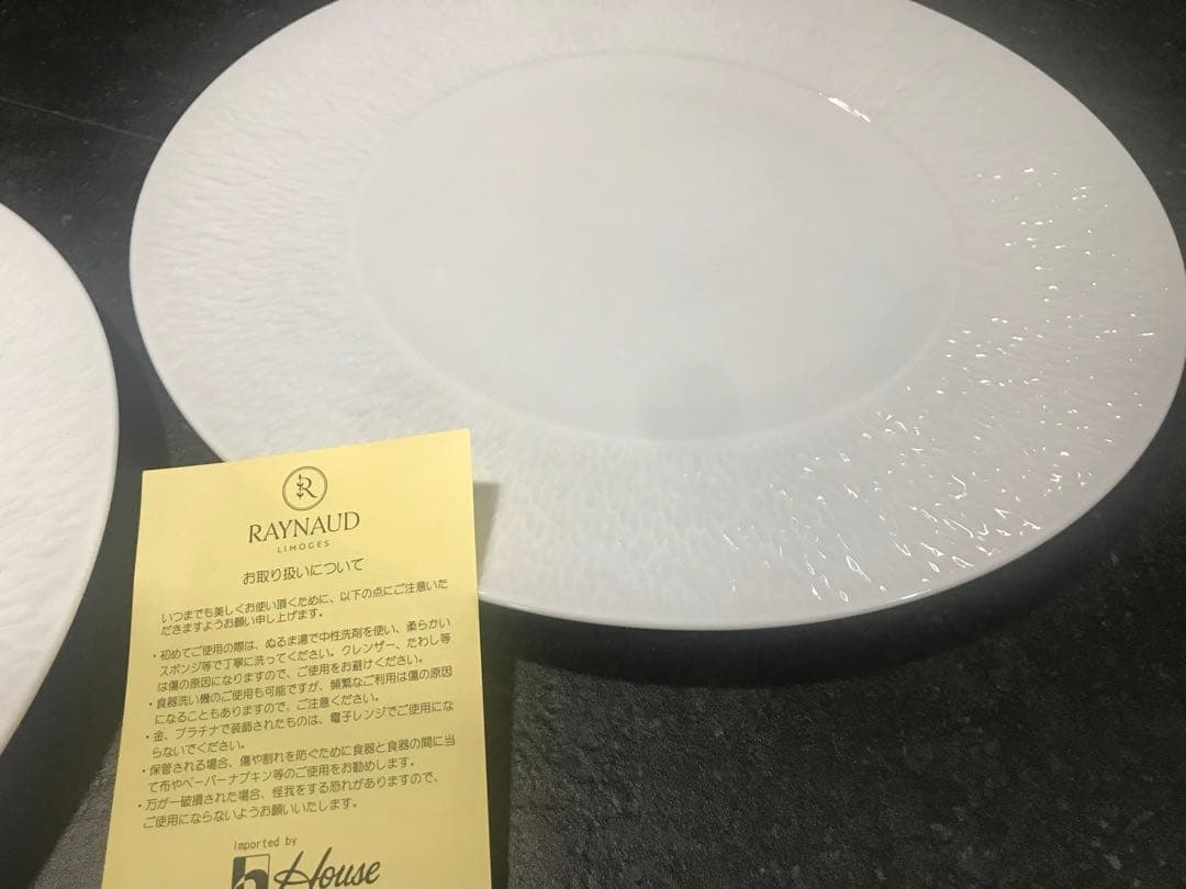 最終価格！！未使用品　RAYNAUD ミネラル　プレート大皿２枚セット