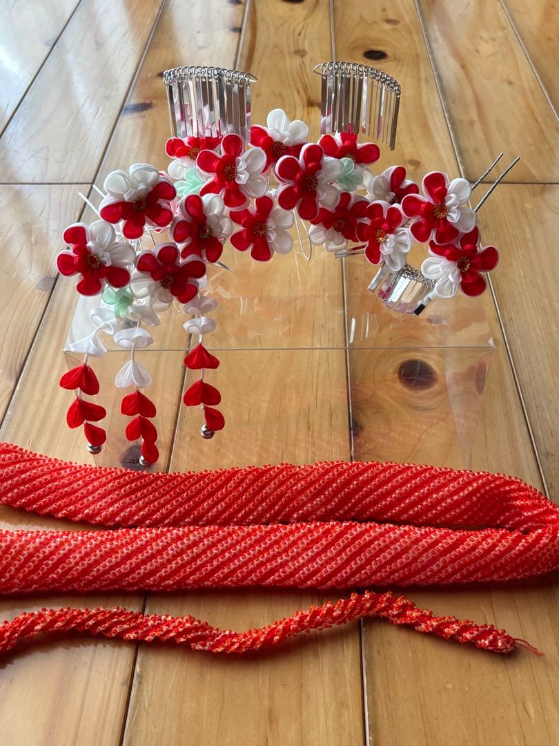 七五三　勝山かんざし　３点セット➕かのこ、ちんころ2セット➕ソックス