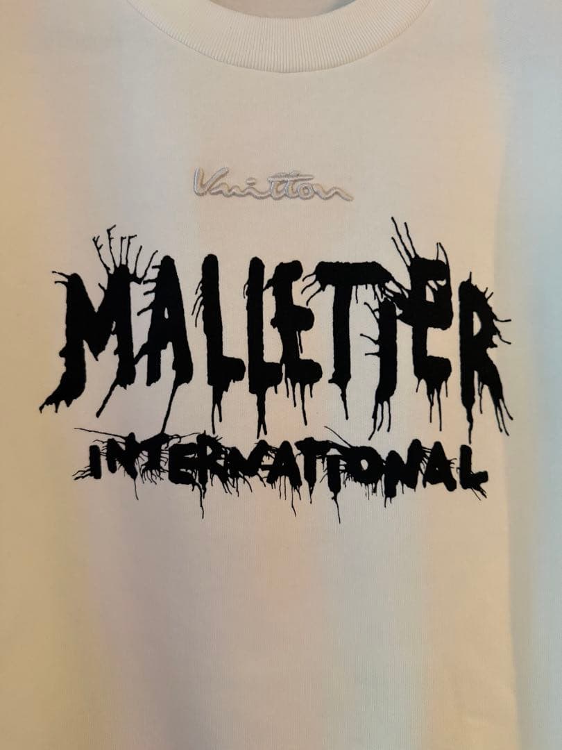 LOUISVUITTON ルイヴィトン シグネイチャー トレーナー　白　L