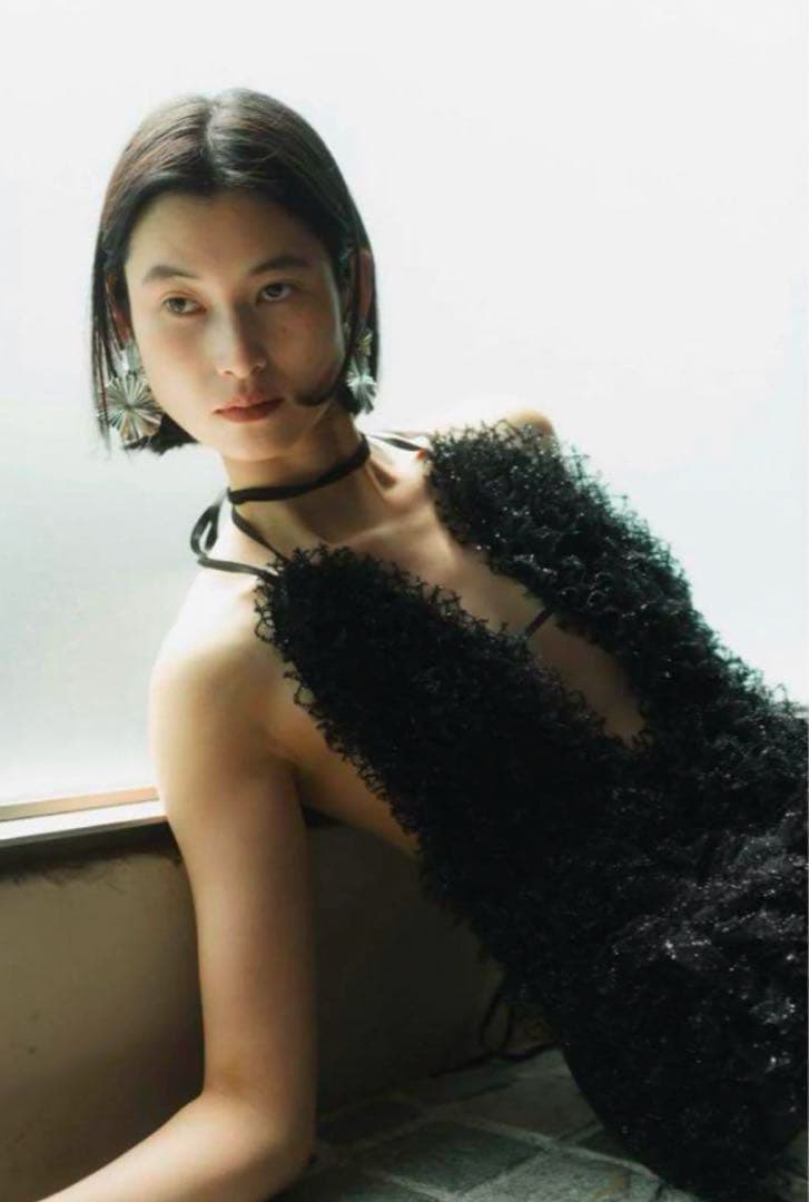 【最終値下げ】【Knuthmarf】 U neck tulle bustier