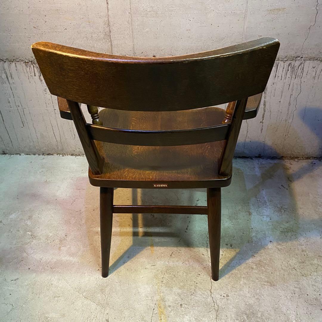 【美品】柏木工 ダイニング アーム　チェア WILDERNESS ウィルダネス④