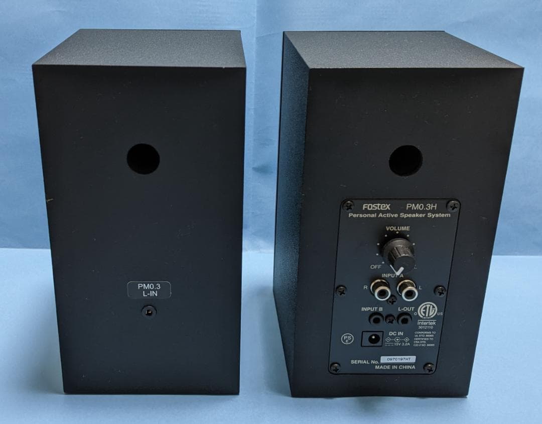 FOSTEX アクティブ・スピーカー PM0.3H(B) ハイレゾ対応