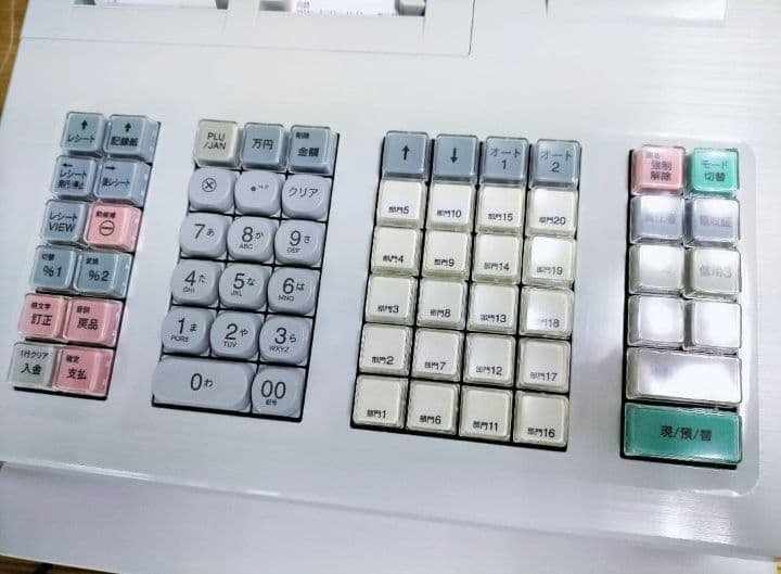 シャープレジスター　XE-A407　PC連携売上管理　上位機種　444123