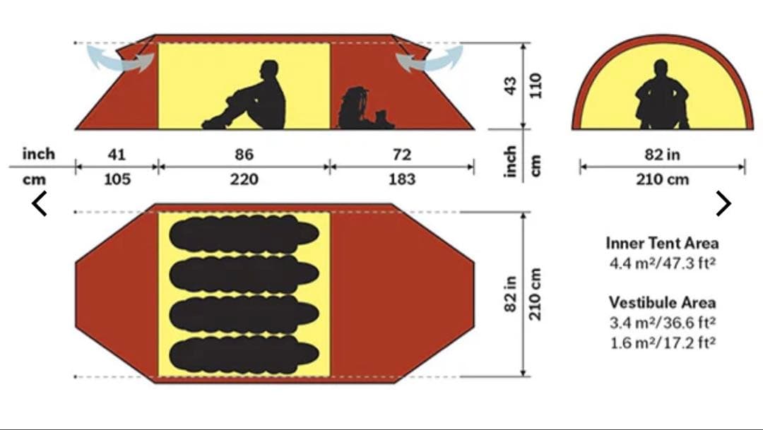 テント・タープ Hilleberg keron 4GT