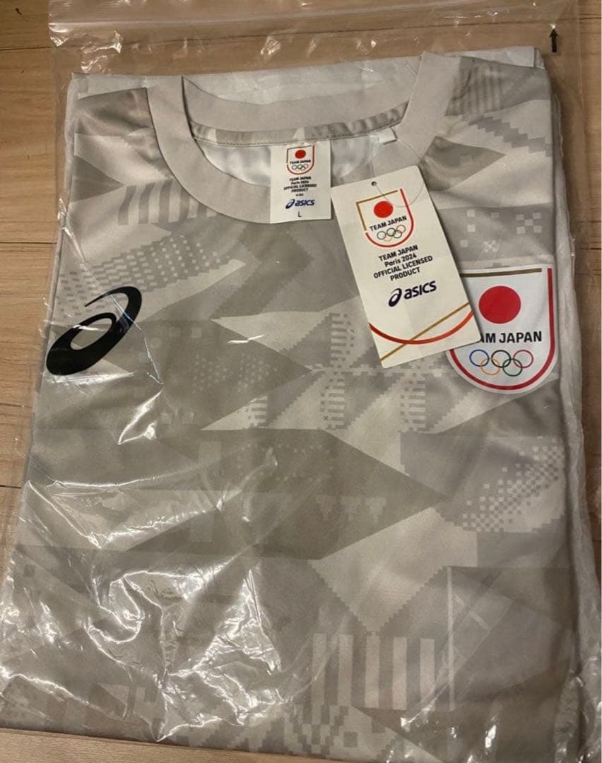 新品★チームジャパンパリオリンピック2024アシックスオフィシャルTシャツ★L