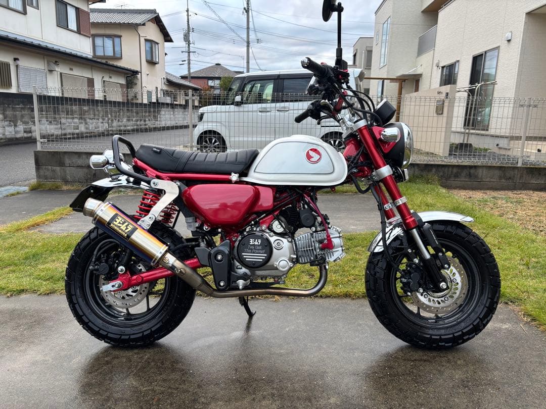 モンキー125 ヨシムラ GP-MAGNUM TYPE-DOWN チタンブルー