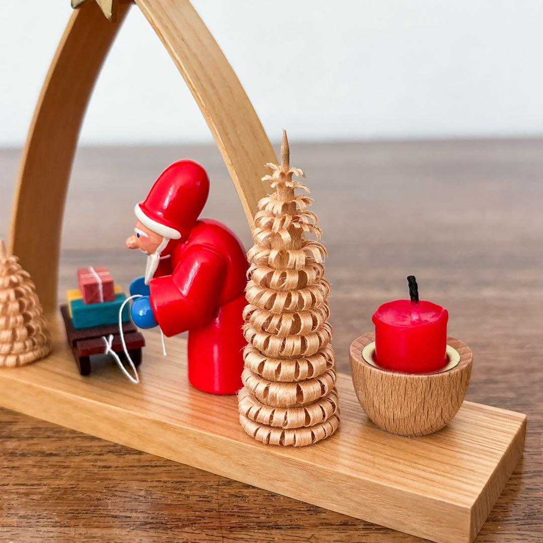 【ドイツ Ullrichザイフェン・星のアーチ・キャンドルスタンド】ヴィンテージ