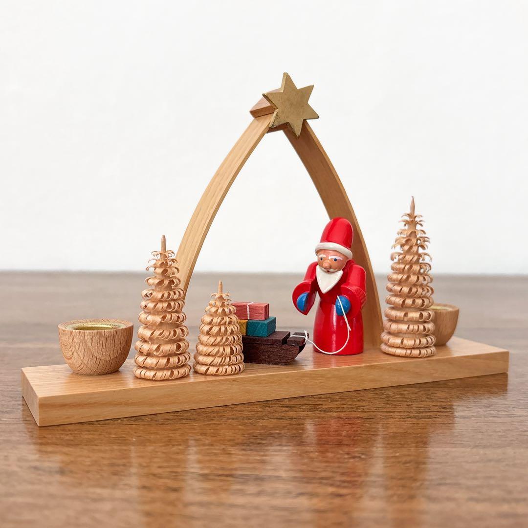 【ドイツ Ullrichザイフェン・星のアーチ・キャンドルスタンド】ヴィンテージ