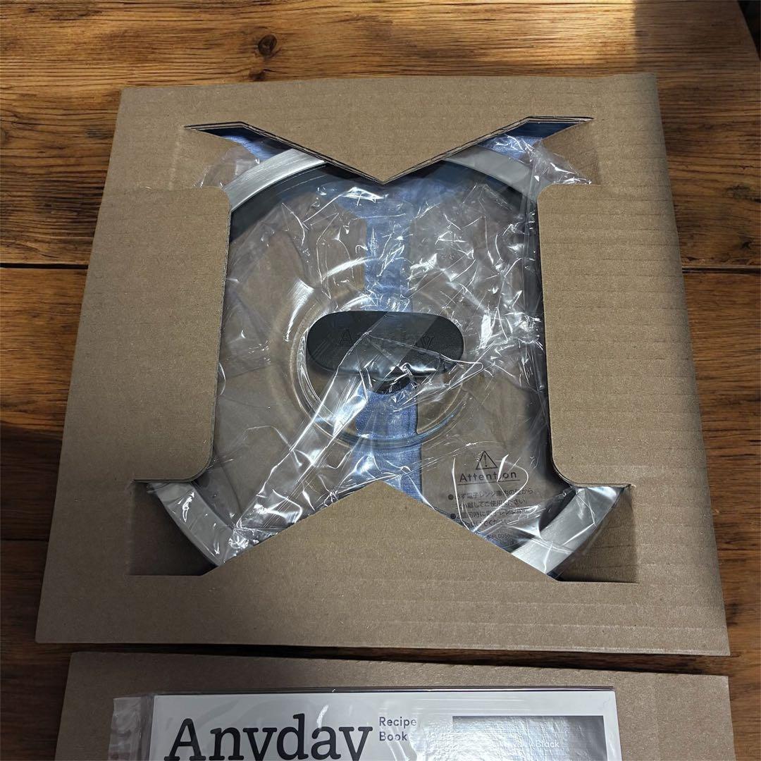 新品未使用 マイヤー Anydayレンジ2ピースセット 黒 18cm＆14cm