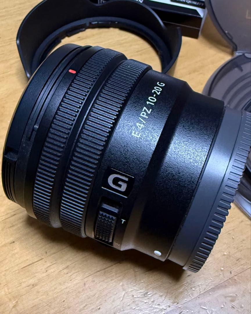 Sony E 10-20mm F4 PZ G レンズ フィルター付
