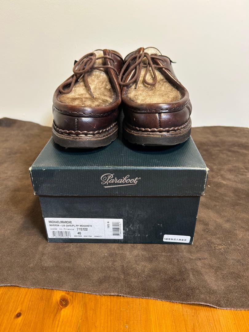 【廃盤モデル】PARABOOT MICHAELポニー　40サイズ