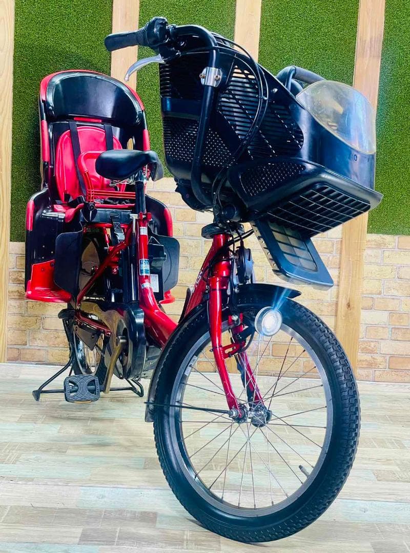 人気No１モデル レッド系 ヤマハ 子供乗せ電動アシスト自転車 ZH3006