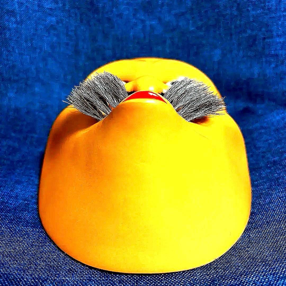 木彫り　ひょっとこ　空吹き　神楽面　狂言面　能面　　祭り　在名