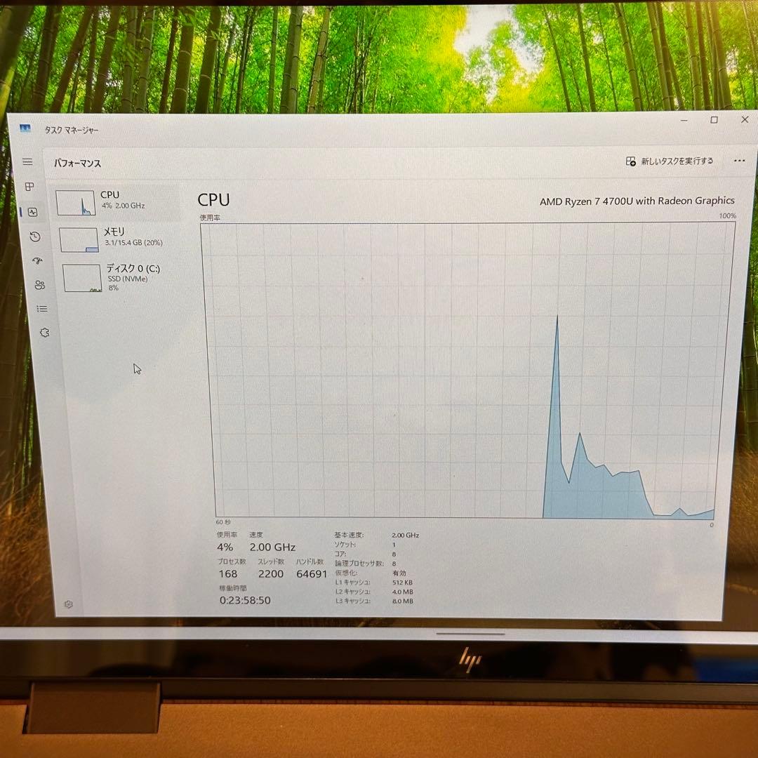 Windowsノート本体 HP Envy x360 Convertible Ryzen 7 4700U