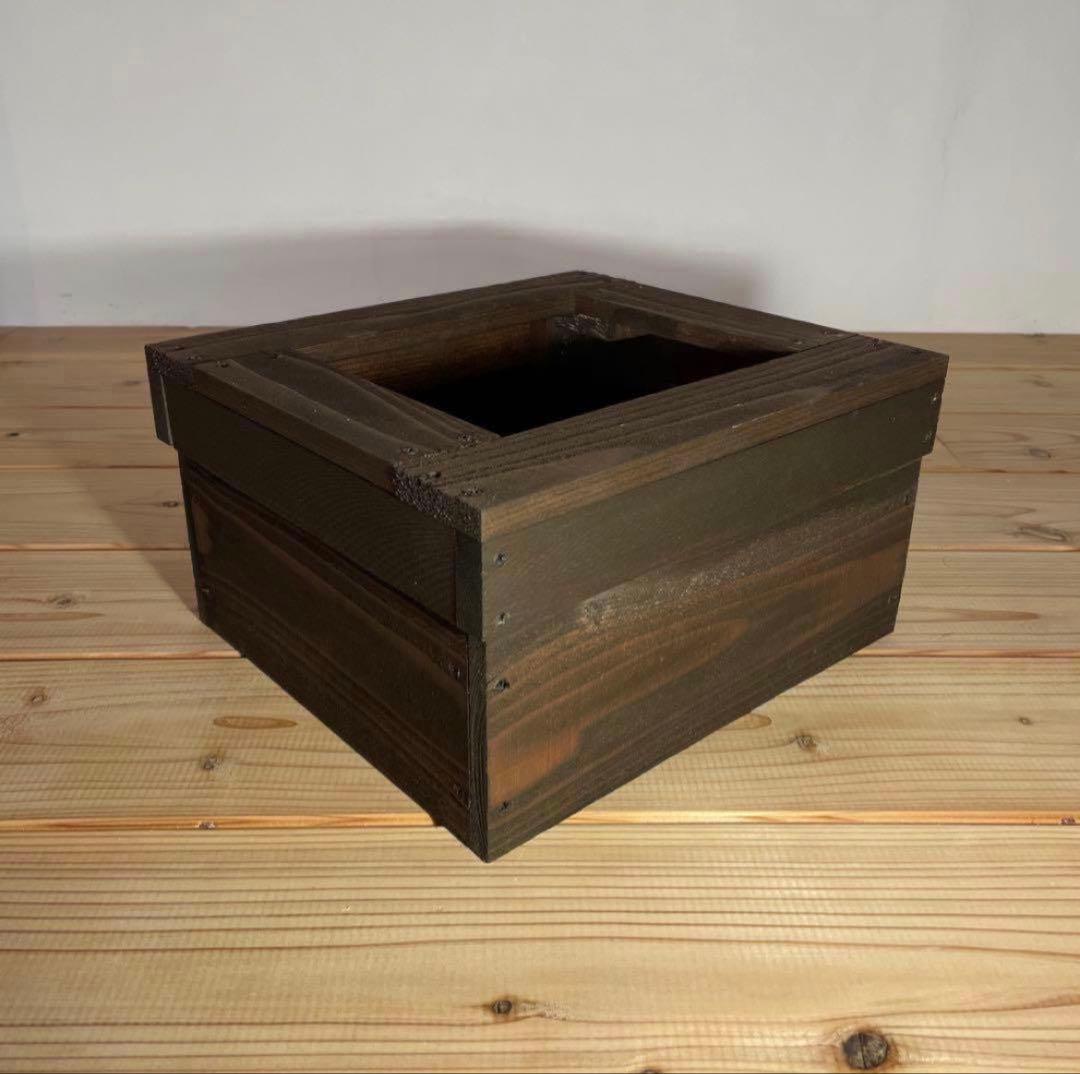 タライ 36L 木枠 低床セットメダカ 100％天然塗料 水槽 杉羽目板