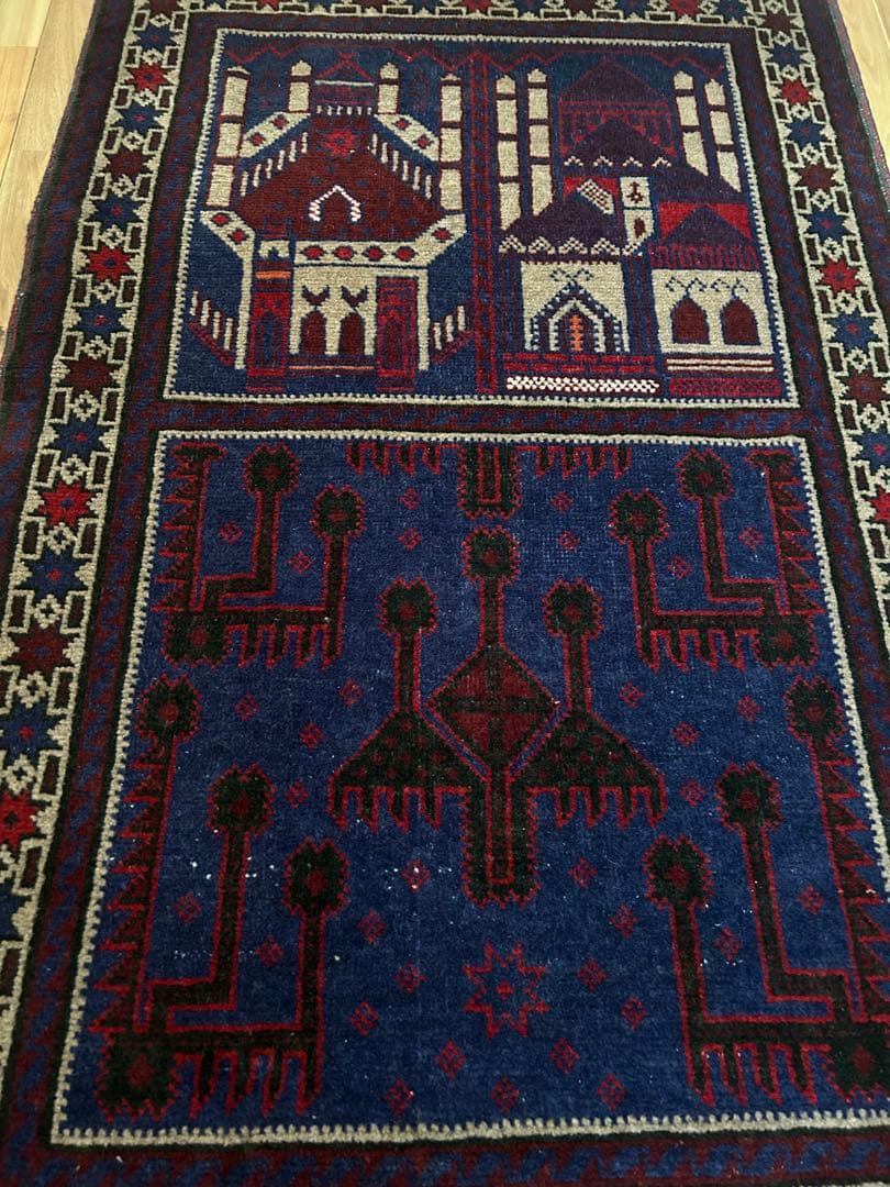 アフガン製ヴィンテージトライバルラグ