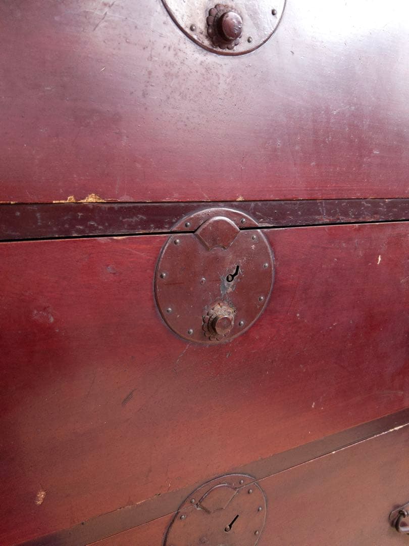 和箪笥　漆　M054　古道具　古家具　和家具　ビンテージ　アンティーク　レトロ