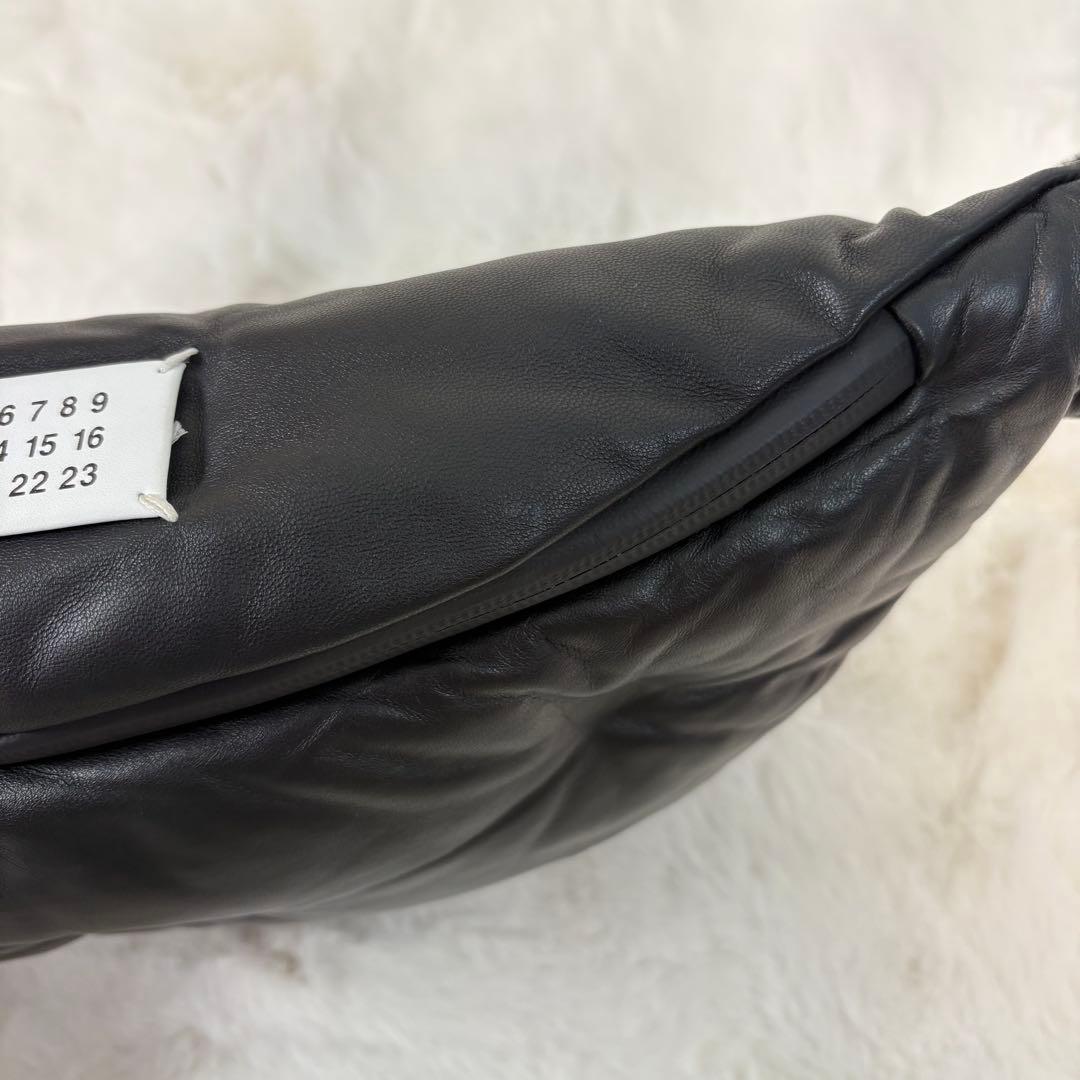 美品 メゾンマルジェラ グラムスラム レザー ボディバッグ ウエストポーチ