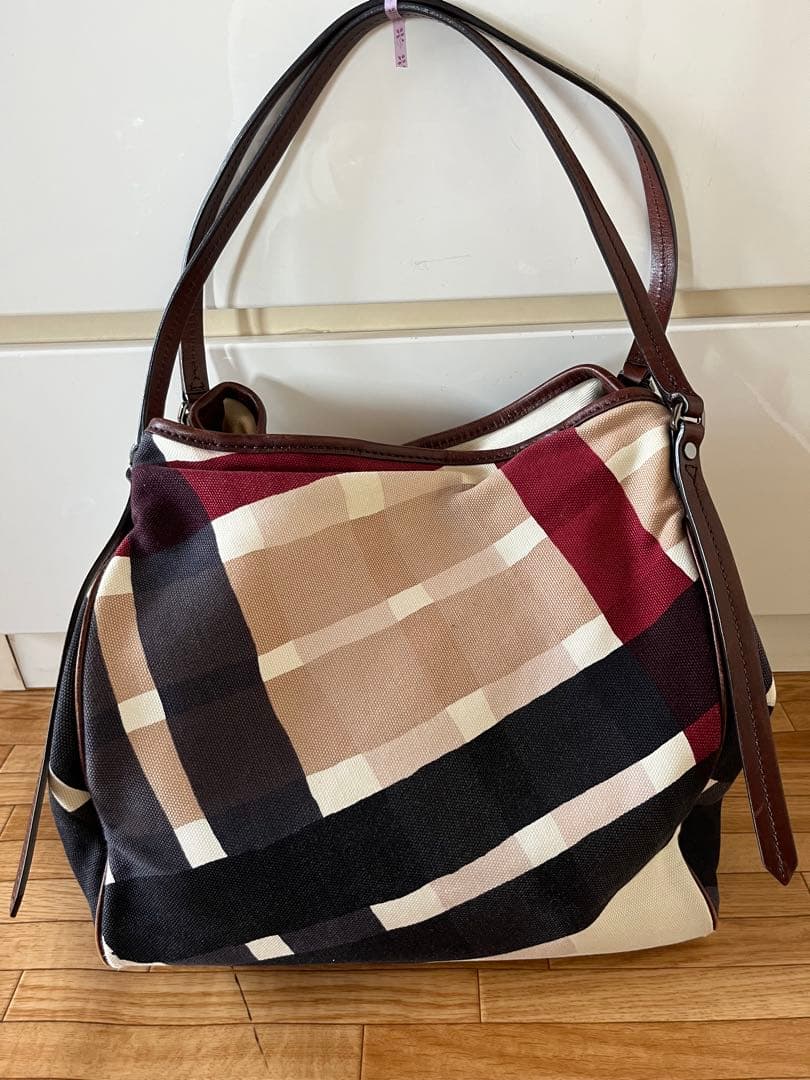 希少　BURBERRY ESTABLISHED メガチェック　トートバッグ